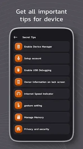 Скриншот 4 — Mobile Secret : Tricks & Info