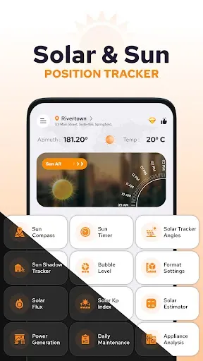 Скриншот 1 — Solar & Sun Position Tracker