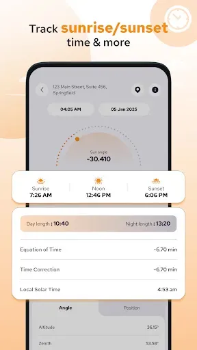 Скриншот 5 — Solar & Sun Position Tracker