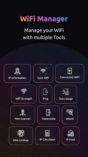 Скриншот 1 — WiFi Manager & Data Monitor