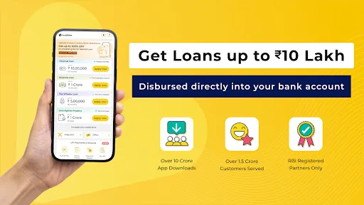 Скриншот 1 — KreditBee: Personal Loans, UPI