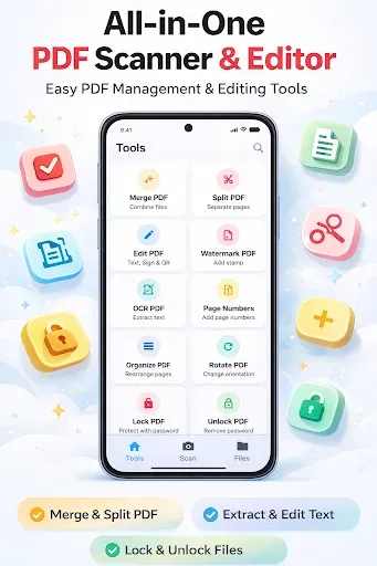 Скриншот 1 — DevPDF - PDF Scanner & Editor