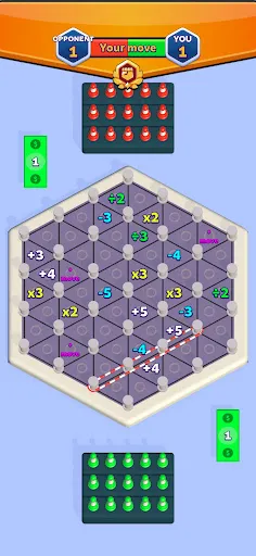 Скриншот 1 — Треугольники (игра)