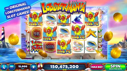 Скриншот 1 — Lobstermania Slots Casino App