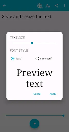 Скриншот 5 — Talk: Text to Voice
