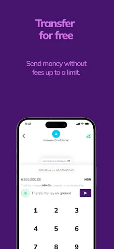 Скриншот 1 — Kuda - Transfers and payments