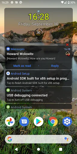 Скриншот 2 — Notification Widget