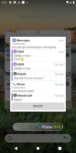 Скриншот 3 — Notification Widget