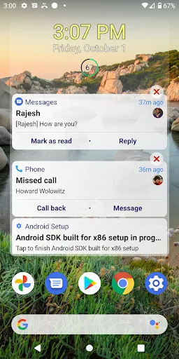 Скриншот 4 — Notification Widget