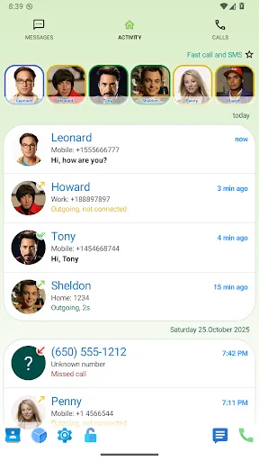 Скриншот 1 — Smart Notify - Dialer & SMS