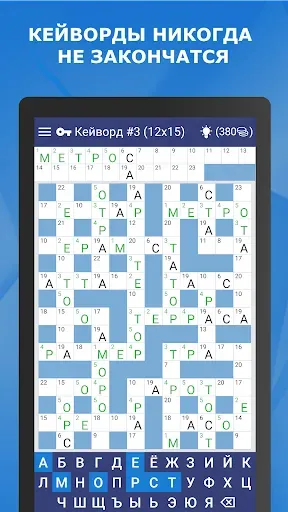 Скриншот 2 — Кейворды / Ключворды