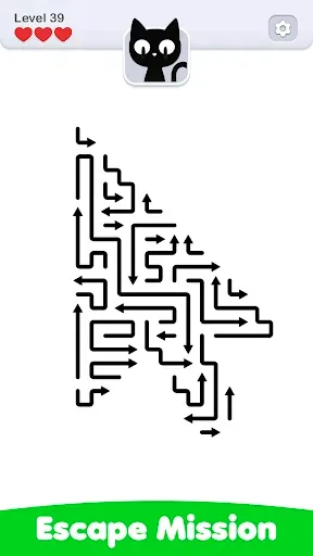 Скриншот 1 — Tap Arrows: Escape Puzzle