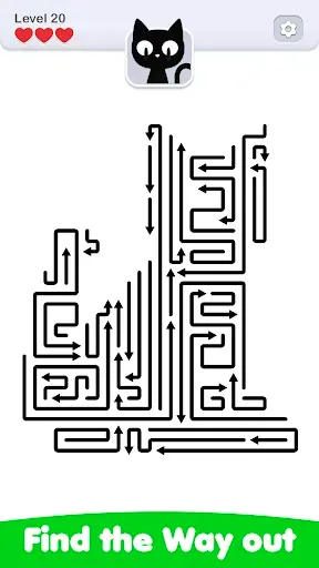 Скриншот 3 — Tap Arrows: Escape Puzzle
