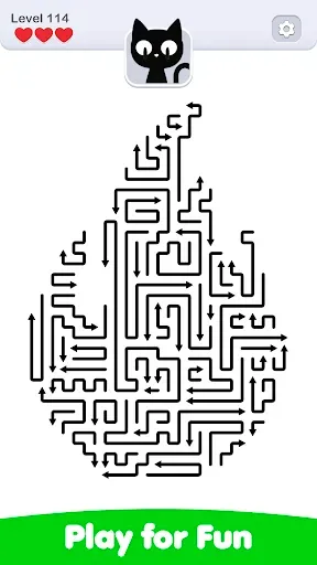 Скриншот 4 — Tap Arrows: Escape Puzzle