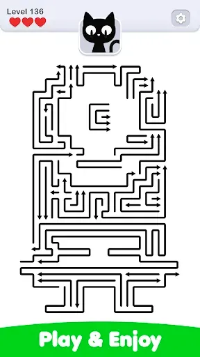 Скриншот 7 — Tap Arrows: Escape Puzzle