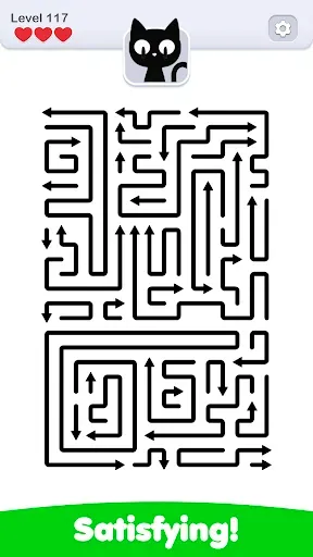 Скриншот 8 — Tap Arrows: Escape Puzzle