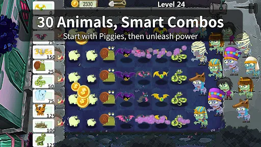 Скриншот 2 — Animals vs Zombies