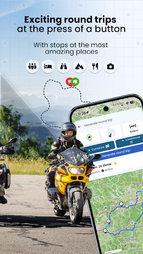 Скриншот 4 — Kurviger Motorcycle Navigation