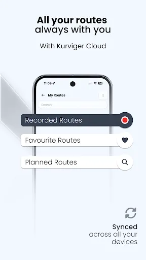 Скриншот 8 — Kurviger Motorcycle Navigation