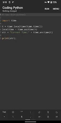 Скриншот 2 — Coding Python