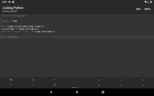 Скриншот 6 — Coding Python