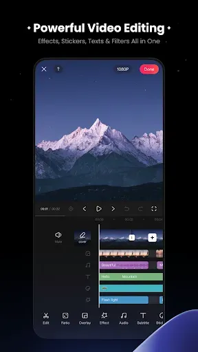 Скриншот 1 — KwaiCut - Video Editor