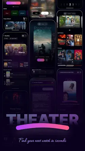 Скриншот 1 — Theater: AI Movie & TV Tracker