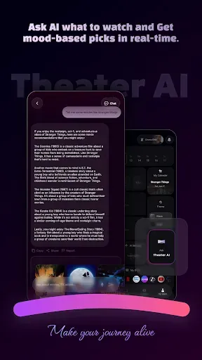 Скриншот 4 — Theater: AI Movie & TV Tracker
