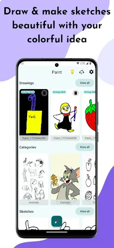 Скриншот 1 — Paint - Sketchbook & Drawing