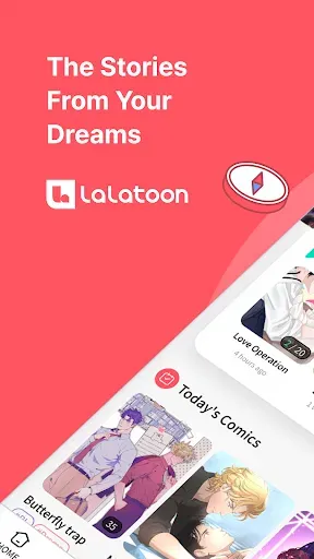 Скриншот 1 — Lalatoon - Comics & Webtoon