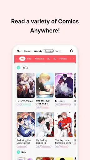 Скриншот 3 — Lalatoon - Comics & Webtoon