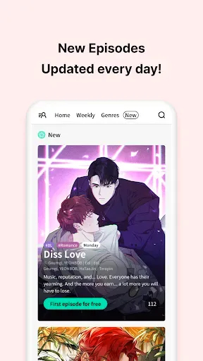 Скриншот 4 — Lalatoon - Comics & Webtoon