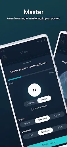 Скриншот 1 — LANDR - Master & Release Music