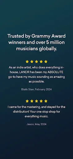 Скриншот 7 — LANDR - Master & Release Music
