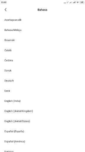 Скриншот 2 — Settings Language