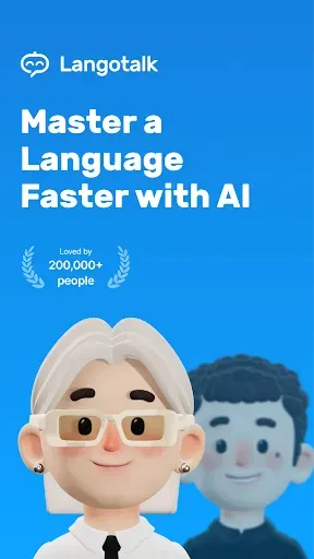 Скриншот 1 — Langotalk-AI Language Learning