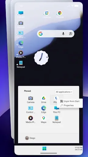 Скриншот 4 — Windroid Launcher