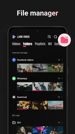 Скриншот 2 — Lark Видеоплеер