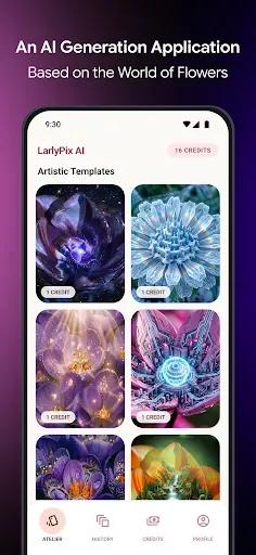 Скриншот 1 — LarlyPix AI-AI Flower world