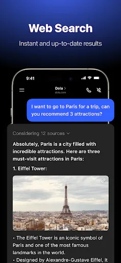 Скриншот 3 — Dola: Smart AI Assistant