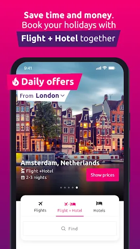 Скриншот 1 — lastminute.com: holiday travel