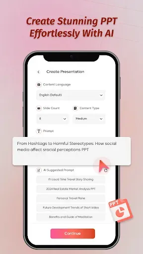 Скриншот 3 — PPTfy - AI Presentation Maker