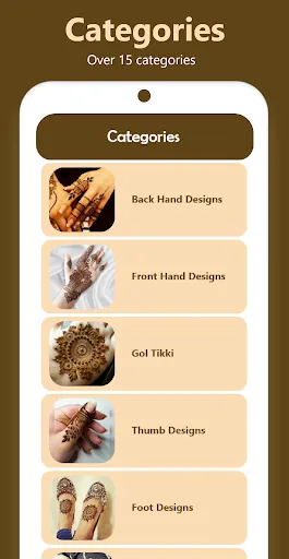 Скриншот 2 — Modern Mehndi Designs - Henna