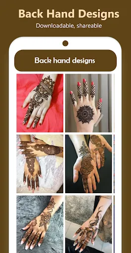 Скриншот 4 — Modern Mehndi Designs - Henna