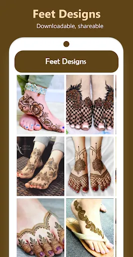 Скриншот 6 — Modern Mehndi Designs - Henna