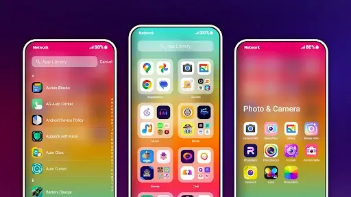 Скриншот 3 — HiPhone Launcher OS Phone:Fast