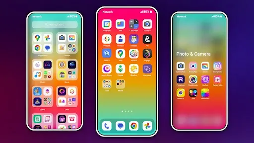 Скриншот 5 — HiPhone Launcher OS Phone:Fast