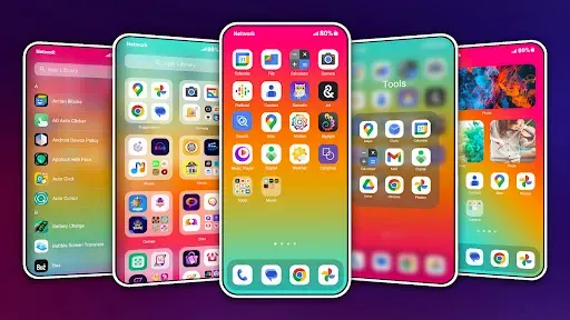 Скриншот 7 — HiPhone Launcher OS Phone:Fast