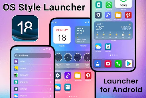 Скриншот 1 — OS Launcher -OS Style Launcher