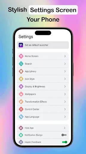 Скриншот 5 — OS Launcher -OS Style Launcher
